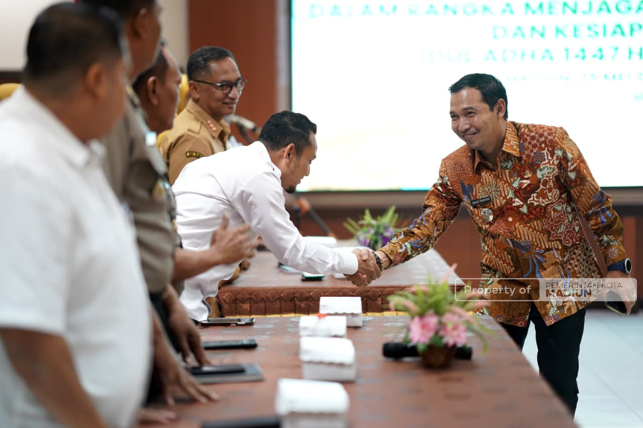 Jelang Libur Iduladha, Pemkot Madiun Matangkan Kamtibmas Hingga Wisata