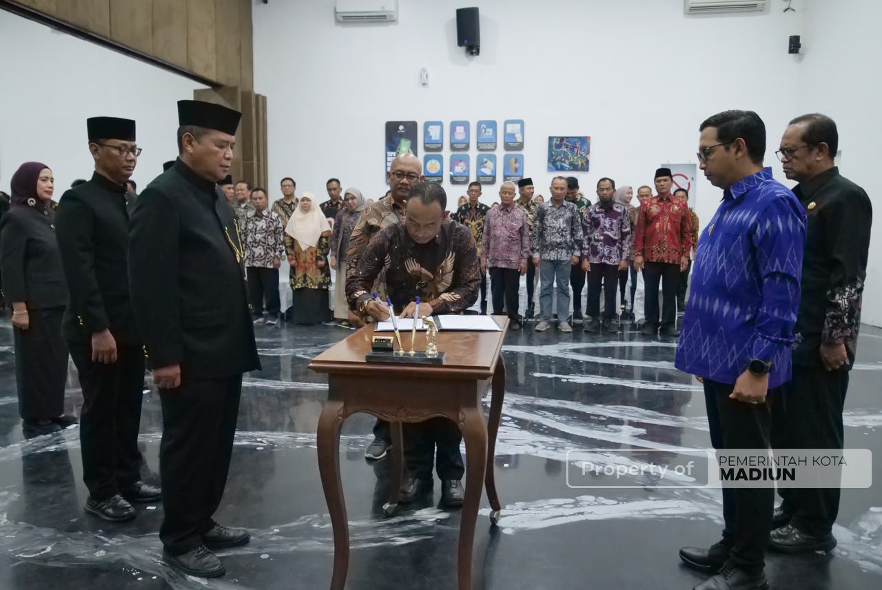 Enam JPTP Dilantik, Plt Wali Kota Madiun Sebut Saatnya Refresh Birokrasi
